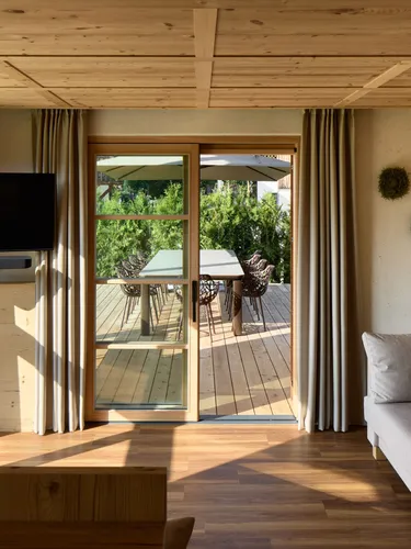 Living area Chalet la Varieté