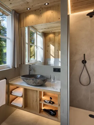 Bathroom with shower Chalet La Varieté